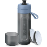 Brita Active filtripudel 1052250, 0,6L, 2 filtrit, sinine, BPA-vaba, sportiks, n&otilde;udepesumasinaga pestav