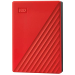 WD My Passport WDBR9S0060BRD-WESN, 6TB, 2.5", Micro-USB B, 3.2 Gen 1, 5000 Mbit/s, punane