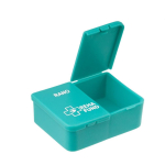 One-Day Pill Organizer for 2 Times of Day RF-350 REHAFUND, Turquoise