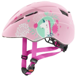 Uvex 41/4/982/12/15 laste jalgrattakiiver, 46&ndash;52 cm, 190 g, roosa, matt, k&otilde;va kest, EPS, ventilatsioon, nupuga kinnitus