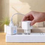 GreenBlue GB735 W nutikas WiFi pistikupesa, 16A/3840W, taimer, vattmeeter, Android/iOS/Alexa/Google Home