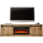 Cama Meble teleri kapp GRANERO+KOM WOT, 2000mm, 567mm, 350mm, elektrikamin, 1400-1600W, 2 ust, 2 riiulit, Wotani tamm