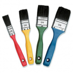 Pintsli komplekt 20, 30, 40, 50mm, v&auml;rvilised, mustad harjased