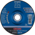 Lihvketas SGP Ceramic Steelox 150x7,2mm, PFERD, 068267, teras, INOX