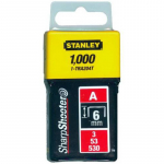 Klambrid A, 6mm, 1000 tk.; 1-TRA204T STANLEY