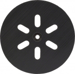 Gumijas slīpē&scaron;anas disks vidējs,  D 150 mm, 1 gab, Ekscentra slīpma&scaron;īnām SLĪPĒ&Scaron;ANAS PAMATNE AR 6 ATVERĒM, 2608601052, BOSCH