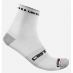 Velo zeķes ROSSO CORSA PRO 9 Sock, izmērs: L/XL, White, 8050949259733 CASTELLI