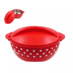 Termopott 3L valge hallide t&auml;ppidega 24302009 ASI COLLECTION