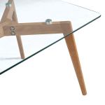 Kafijas galdiņ&scaron; HELENA 120x60xH45cm, stikls 20069 Allit