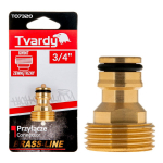 3/4" vītnes savienotājs, BRASS-LINE, T07320, izturīgs un universāls