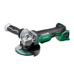 Bezvadu diska slīpma&scaron;īna HIKOKI G18DBBALW2Z, 18 V, bezsuku motors, 125 mm diska diametrs, automātiskā ātruma regulācija