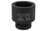 J&otilde;upadrun ROCKFORCE RF-48553, 6-kant, 53 mm, 1"DR, CrMo teras