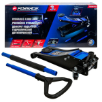 Zema profila hidrauliskais domkrats FORSAGE 3t (h min 75mm, h max 505mm)