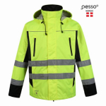 Kohandatav jakke Denver, 3XL, Pesso, kollane/must, EN ISO 20471:2013 Class 2