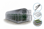 Kasvuhoone KLASIKA 18 (3x6 m), 6 mm pol&uuml;karbonaat, komplekt tarvikutega
