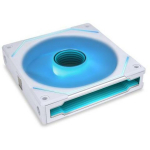 Lian Li Ventilaator G99.14SLIN1W.00, 140 mm, 0.2-1600 RPM, 72.7 CFM, 2.88 mmH2O, 40 LED, valge