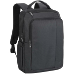 Rivacase Seljakott 8262BLACK, 15.6", 1, pol&uuml;ester, 420mm, 310mm, 135mm, 750g, must, tolmukindel, kriimustuskindel, pritsmekindel