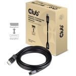 Club3D DisplayPort pikenduskaabel CAC-1023 3m 8K60Hz DSC 1.2 HBR3 HDR M/F, 32.4Gbps, 28AWG