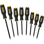 Dewalt Kruvikeerajate komplekt DWHT65102-0, 8 tk, S2 teras, 35 mm, 368 mm, 1 kg, bi-materjalist k&auml;epide, magnetotsik, MAX FIT&reg;