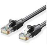 Vention patch kaabel IBEBK, 8m, 1000Mbps, U-UTP, must, 0.2kg