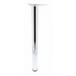 Gtv Laua jalg 1362995, 820mm, 60mm, kroomitud teras, reguleeritav 30mm