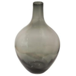 Besk Klaasist Tilga Kuju Vaas 9135785, 25x38cm, Suitsetatud Hall, Klaas, Tilga Kuju