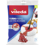 Vileda Mop Turbo VILE19518, 1tk, valge, mikrokiud, &uuml;hilduv VILE14773, masinpestav kuni 60&deg;C
