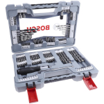 Bosch Puuriotsikute komplekt 2608P00236, 105 tk, HSS-G, 20 mm, 2 mm, m&uuml;&uuml;ritise puurid, kruvikeeraja otsikud
