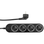 Shelly pikendus 4 Gen4 PS4Gen4B, 4 pesa, 12A, Wi-Fi, Bluetooth, Zigbee, Matter, automatiseerimine, LED indikaatorid
