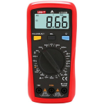 Uni-T UT133B kaasaskantav digitaalne multimeeter, 600V AC, 10A DC, 60M&Omega;, 9.999mF, diooditest, LCD taustvalgustus