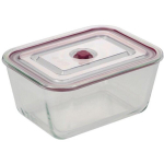 Jata Toidun&otilde;u HREC4202, 1500ml, 19.5cm, 14cm, 9cm, klaas, l&auml;bipaistev, roosa, &otilde;hukindel, BPA-vaba