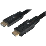 Logilink HDMI kaabel, aktiivne, CHA0025, 25 m, 4K, must, HDMI A t&uuml;&uuml;p isane, kuldne kontakt