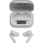 Denver Juhtmevabad k&otilde;rvaklapid TWE-38 111191120210, 48g, Valge, Bluetooth 5.0, 4h aku t&ouml;&ouml;aeg, Sisseehitatud mikrofon