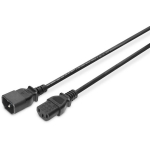 Digitus toitekaabli pikendus C13 - C14 AK-440201-018-S, 1,8m, 250V, 10A, CU, Nikkel, Valatud