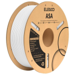 ELEGOO ASA Filament 50.203.0183, 1kg, valge, 240-270&deg;C, 90-100&deg;C, 270mm/s, 35MPa, 40.1kJ/m&sup2;