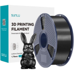 Sunlu PLA+ Silk B, 1.25 g/cm&sup3;, 9 g/10 min, 4.2 kJ/m&sup2;, 2760 MPa, 60.6 MPa, 65 MPa, 6.3%, 164 &deg;C, 53 &deg;C, 54 &deg;C, l&auml;ikiv, siidine