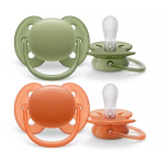 Philips Avent Ultra soft Neutral lutt SCF093/01, 18M+, 2 tk, 100% silikoon, ortodontiline, pehme kaitse