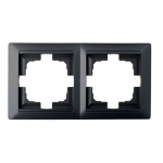 Raam STILJ 2 pesa, grafiit BYLECTRICA