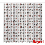 Du&scaron;ikardin 180x200cm valge/kirju, PEVA 01235017 RAYEN