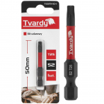 T25 50mm S2 trieciena skrūvgriezis, Tvardy, T00179-50-1, augstas kvalitātes S2 tērauds, magnētiskais gals