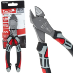 Long nose side cutting pliers 180mm CrV T00732 Tvardy