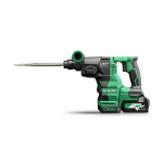 Bezvadu rotējo&scaron;ais āmurs SDS-Plus, HIKOKI, DH3628DAWVZ, 36 V, bezsuku motors, 3 režīmi, ergonomiska roktura dizains
