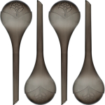 Taimede kastmiskerad, BIOOGROD, 720927, mustad, l&auml;bipaistvad, 4 tk, 400 ml