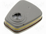 Gaasi filter 6057 (paar), 3M, T6057, 4 paari pakendis