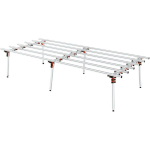 Yato YT-37101 Plaadit&ouml;&ouml;laud 1500x3600 mm, alumiinium, 6 jalga, reguleeritavad, kaasas kandekott