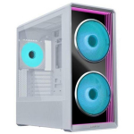 Lian Li Miditower G99.LAN217INFW.00, 2x USB 3.0, 5 ventilaatorit, 2.5" SSD, 3.5" HDD, 380 mm GPU, valge