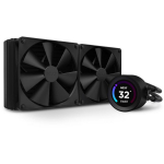 Nzxt CPU jahuti RL-KN28E-B1 12 V, 2 ventilaatorit, 140 mm, 2.75 mmH2O, 19.4 dB, must