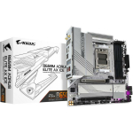 Gigabyte Emaplaat B650M A ELITE AX ICE 1.1, AMD Socket AM5, 12+2+2 faasi VRM, 4 DIMM DDR5, 2x M.2, 2.5GbE LAN, Wi-Fi 6E