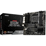 Msi Emaplaat B550MPRO-VDHWIFI, AMD AM4, DDR4 4400 MHz, 128 GB, 4 x DIMM, 2 x M.2, 4 x SATA III, 1 x HDMI, 1 x VGA, 1 x RJ-45