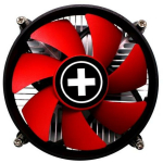 Xilence CPU jahuti XC232, ventilaator 92 mm, 800-2500 RPM, FDB, LGA 1700/1851/1954, 110 W TDP, must/ punane